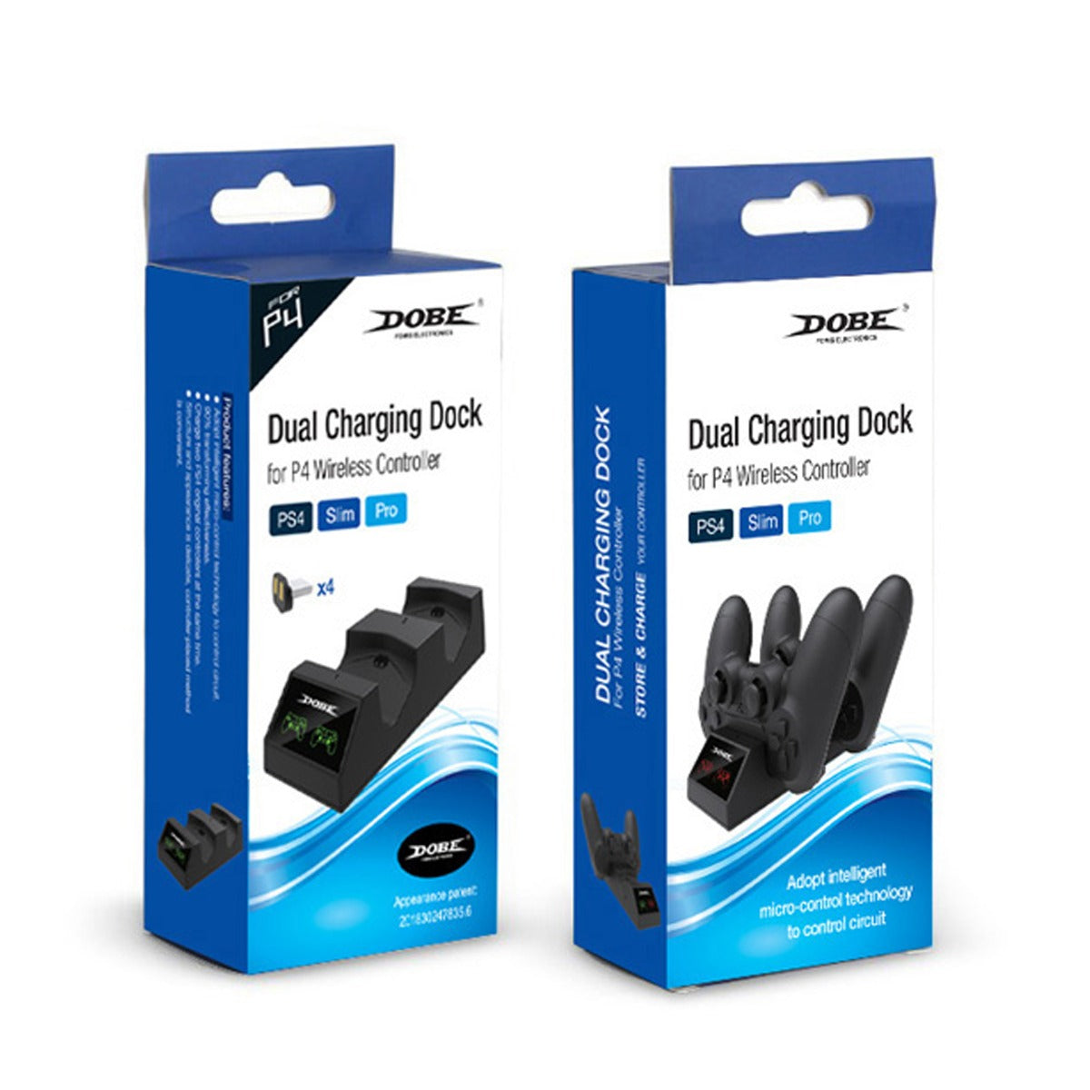 Dobe Controller Dual Charging Dock for PlayStation 4 — DualShock 4