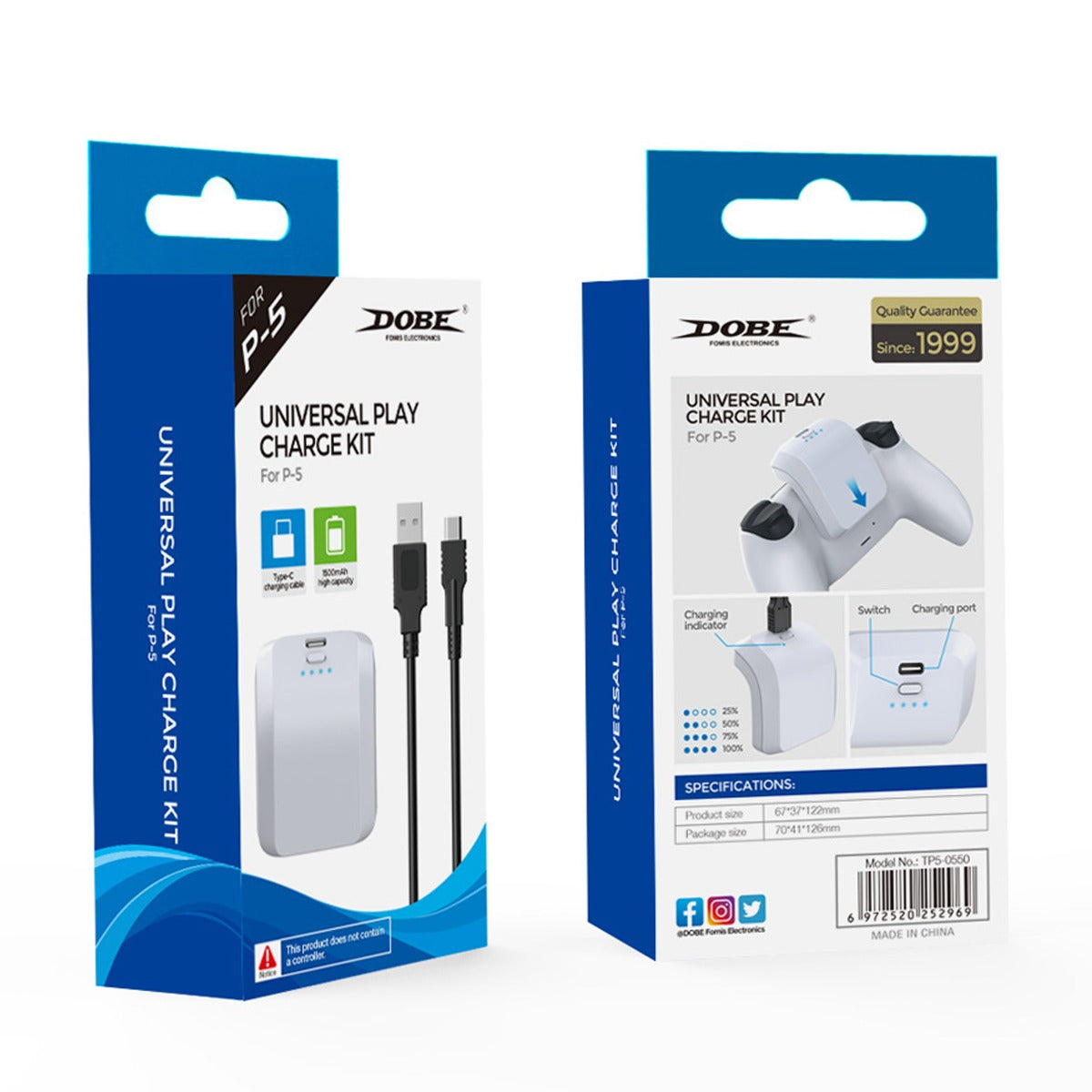 Replacement Battery for PlayStation 5 Wireless Controller — Dual Sense