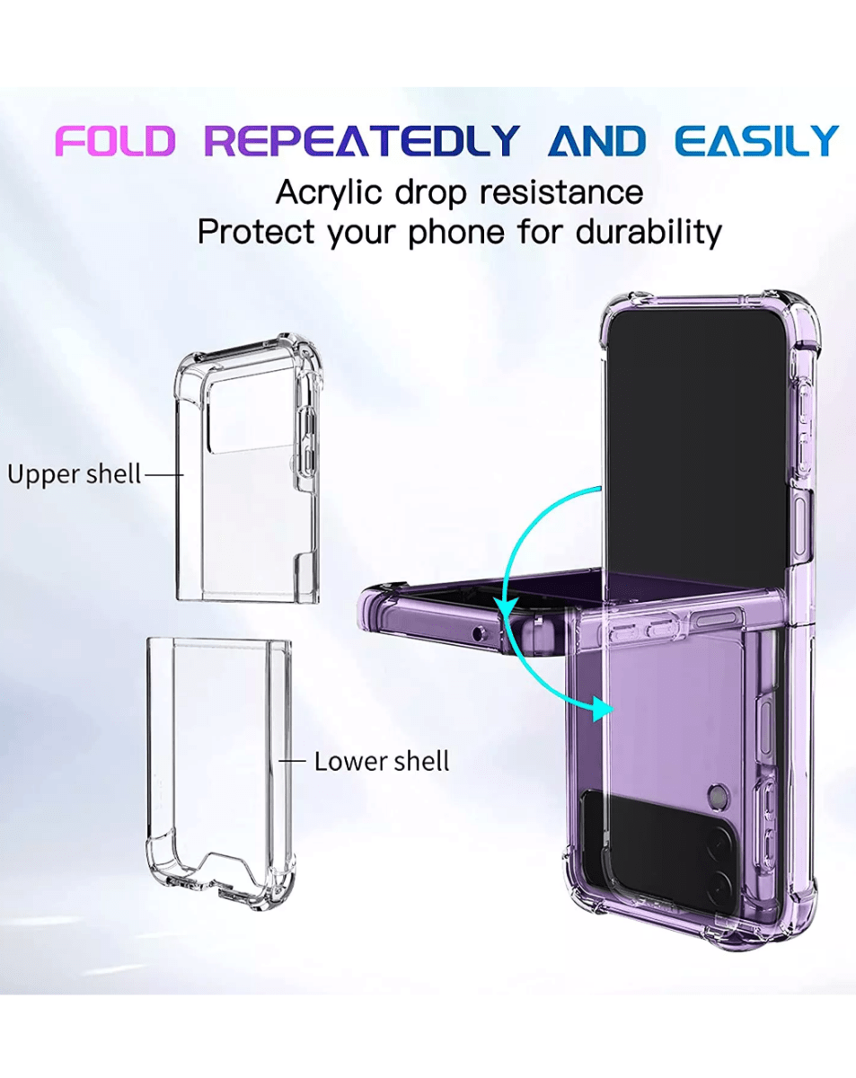Crystal Clear Case for Galaxy Z Flip 4 — Clear