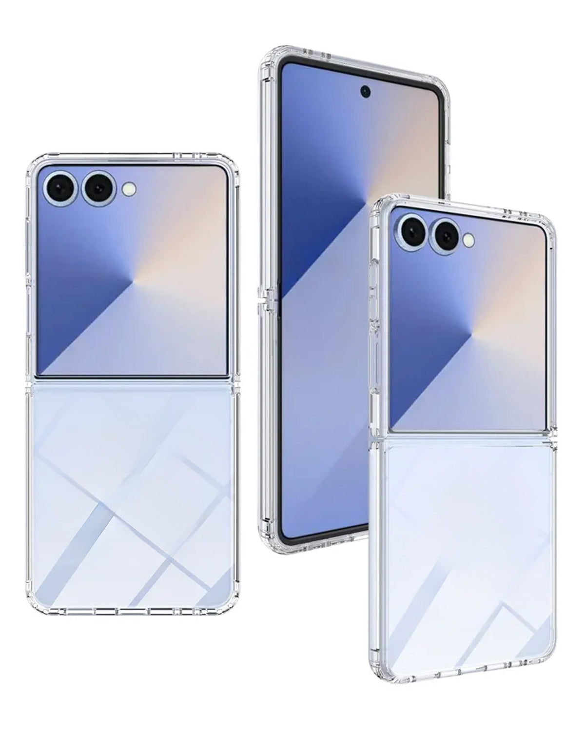 Crystal Clear Case for Galaxy Z Flip 7 — Clear