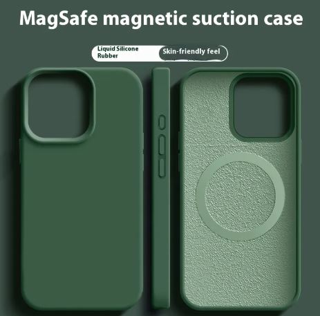 The Velvet — Liquid Silicone MagSafe Case