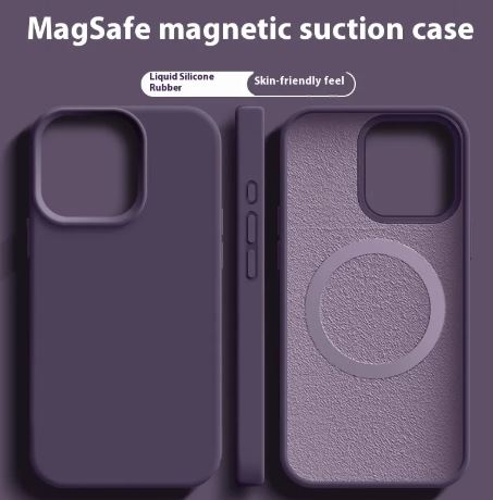 The Velvet — Liquid Silicone MagSafe Case