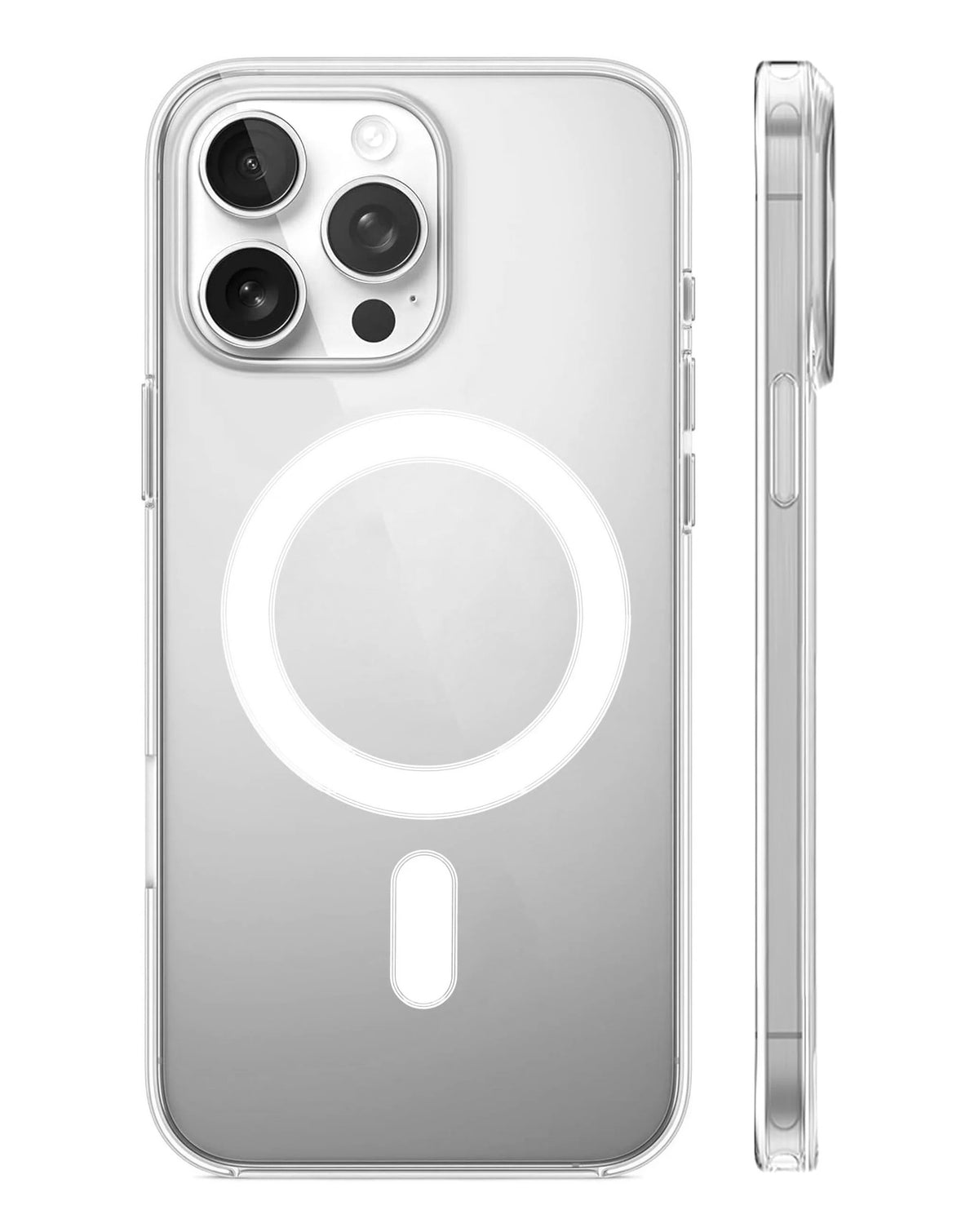 Crystal Clear Wireless-Charging Compatible Case for iPhone 13 Pro