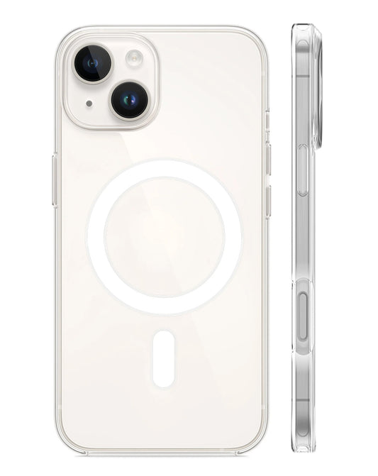 Crystal Clear Wireless-Charging Compatible Case for iPhone 13 / 14