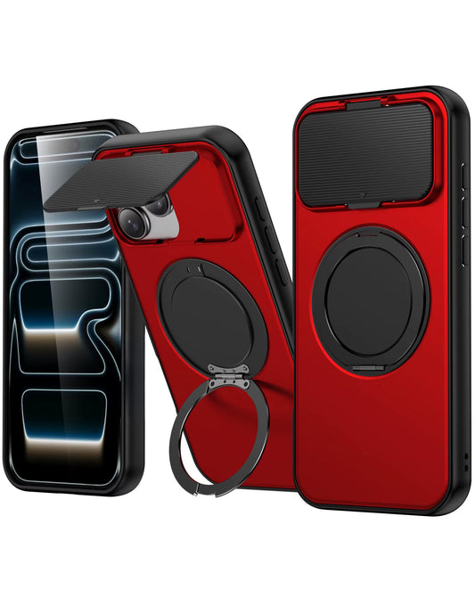 MagSafe Kickstand Case for iPhone 14 Pro Max — Red
