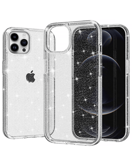Crystal Clear Glitter Case for iPhone 14 Pro
