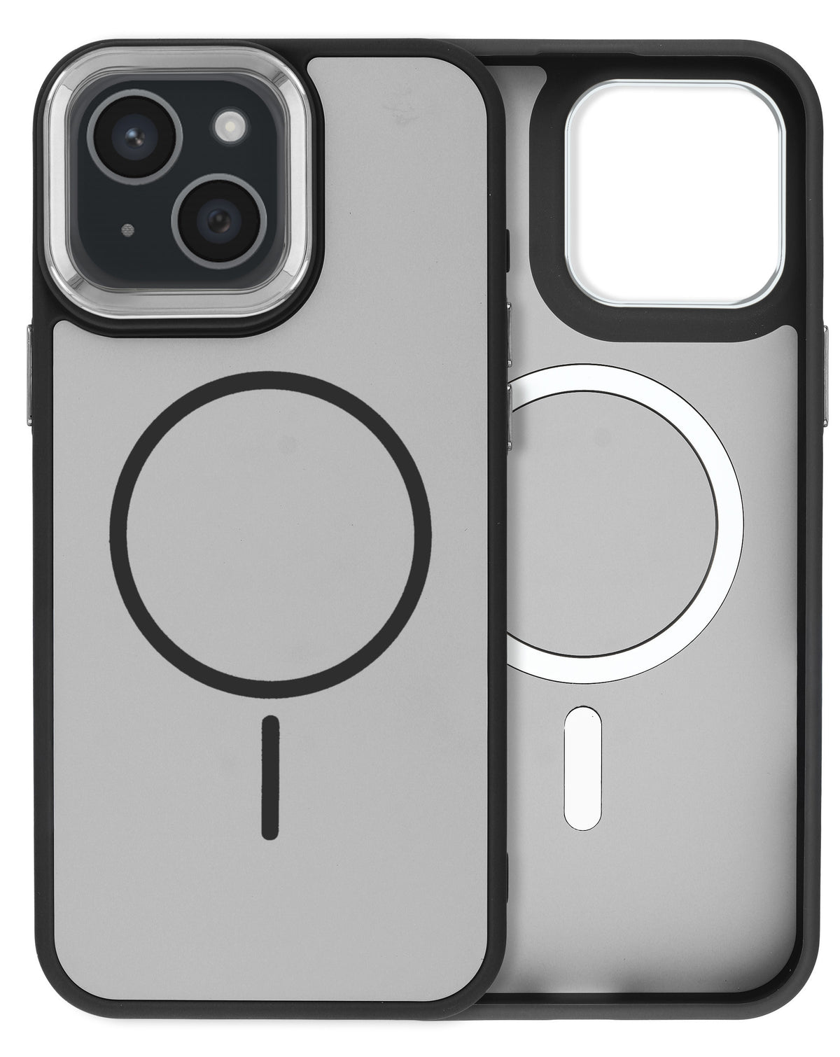MagSafe Heavy-Duty Shockproof Case for iPhone 15 — Black