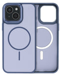 MagSafe Heavy-Duty Shockproof Case for iPhone 15 — Navy Blue