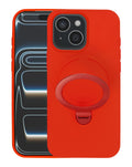 Magnetic Kickstand Case for iPhone 14 Plus / 15 Plus — Red
