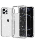 Crystal Clear Glitter Case for iPhone 15 Pro