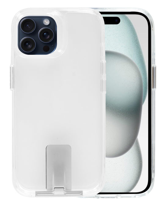 Kickstand Crystal Clear Case for iPhone 15 Pro — Clear