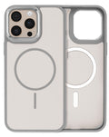 MagSafe Heavy-Duty Shockproof Case for iPhone 15 Pro Max — Gray