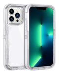 Heavy-Duty Shockproof Crystal Clear Case for iPhone 15 Pro — Clear