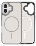 MagSafe Heavy-Duty Shockproof Case for iPhone 16 — Gray