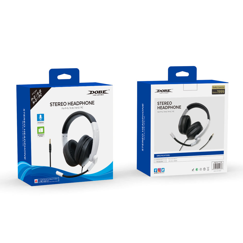 Dobe Gaming Wired Headphones for PlayStation 5 / Xbox One / Switch / PC
