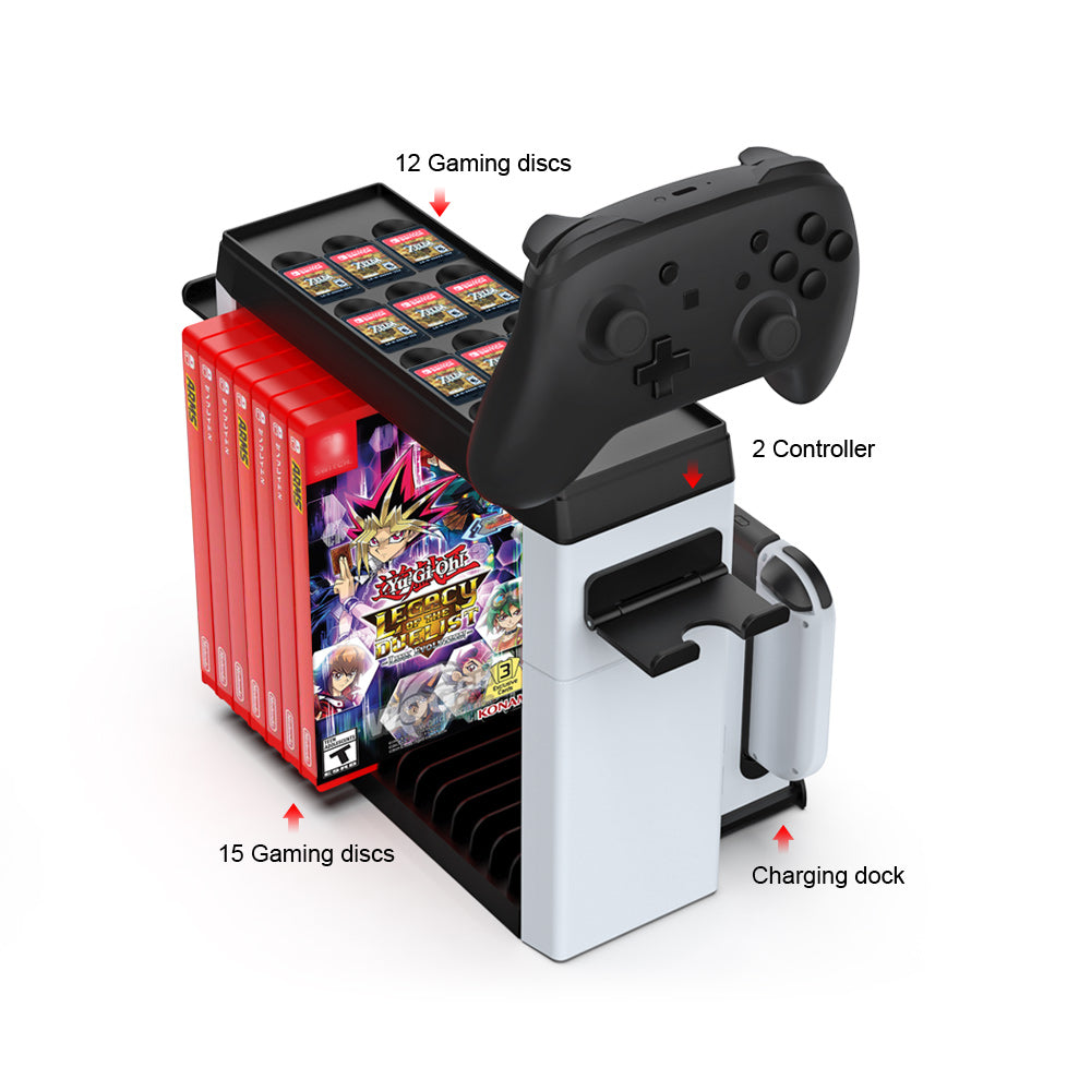 Dobe Multifunctional Charging and Storage Stand for Nintendo Switch
