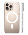 Crystal Clear Wireless-Charging Compatible Case for iPhone 16 Pro