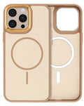 MagSafe Heavy-Duty Shockproof Case for iPhone 16 Pro — Brown