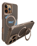 Magnetic Kickstand Full-Body Case for iPhone 16 Pro — Gold