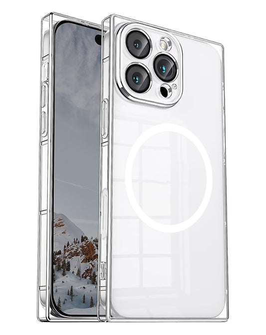 Crystal Clear Wireless-Charging Compatible Case for iPhone 16 Pro / 17 — Clear