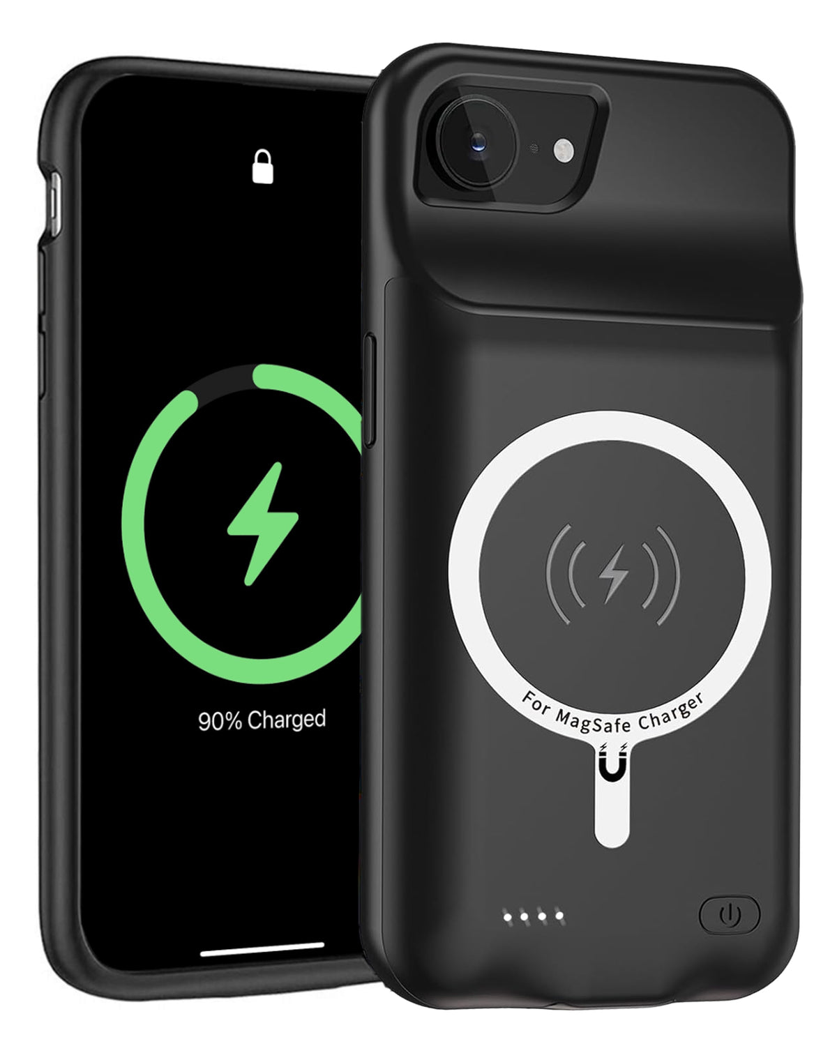 Slim Charging Case with Msafe Charging for iPhone 16e / 17e — 7000 mAh