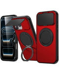 MagSafe Kickstand Case for iPhone 16 Pro Max — Red