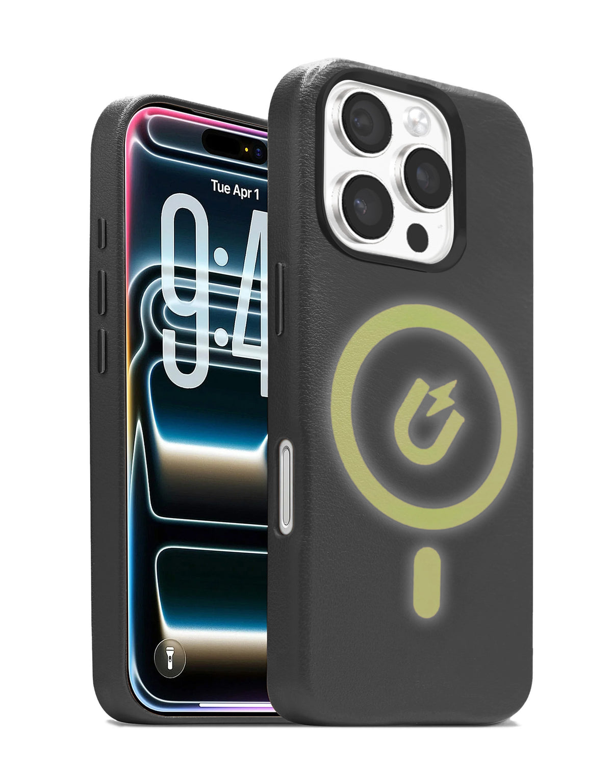 Leather Case for iPhone 16 Pro Max — Black