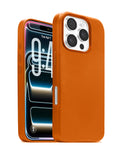 Leather Case for iPhone 16 Pro Max — Orange