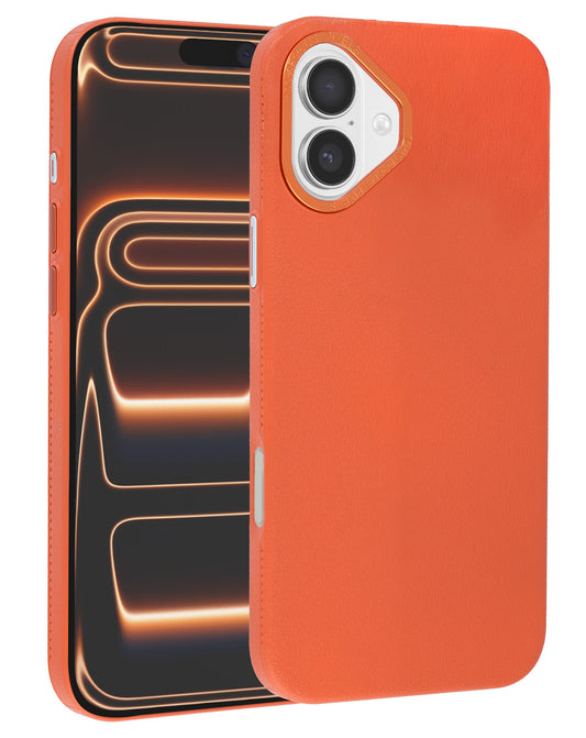MagSafe Liquid Silicone Case for iPhone 17 — Orange