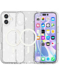 MagSafe Crystal Clear Glitter Case for iPhone 17