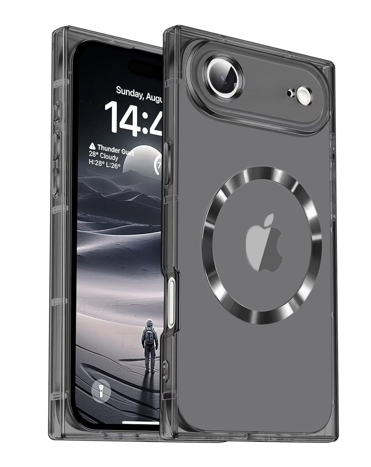 MagSafe Crystal Clear Case for iPhone Air — Black