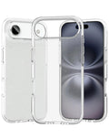 Heavy-Duty Shockproof Crystal Clear Case for iPhone Air — Clear