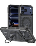 Kickstand Full-Body Case for iPhone 17 Pro — Black