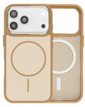MagSafe Heavy-Duty Shockproof Case for iPhone 17 Pro — Brown