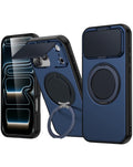 MagSafe Kickstand Case for iPhone 17 Pro Max — Navy Blue