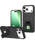 Magnetic Kickstand Case for iPhone 17 Pro Max — Black