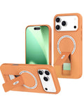 Magnetic Kickstand Case for iPhone 17 Pro Max — Orange