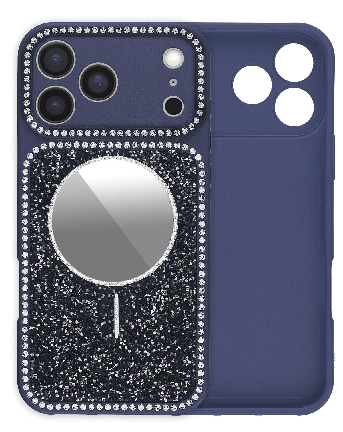 MagSafe Glitter Case for iPhone 17 Pro Max — Dark Blue