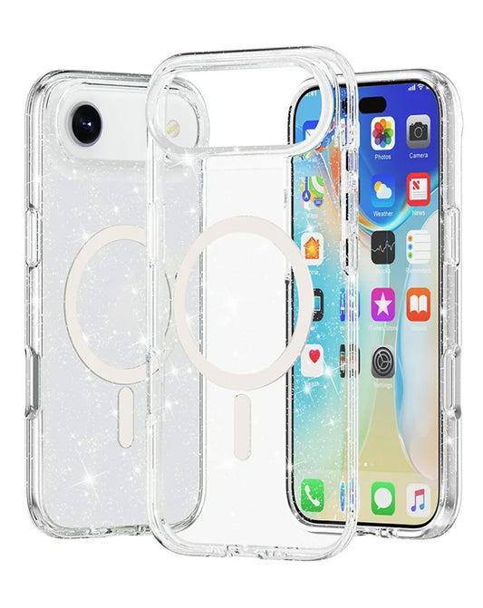 MagSafe Crystal Clear Glitter Case for iPhone Air