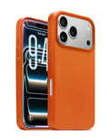Leather Case for iPhone 17 Pro Max — Orange