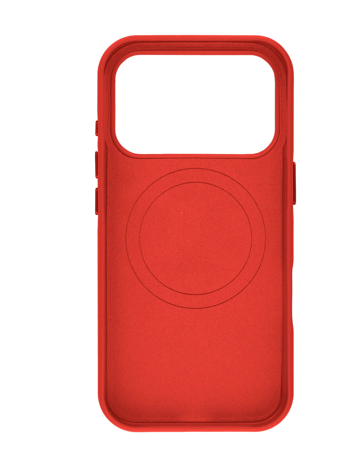 Leather Case for iPhone 17 Pro — Red