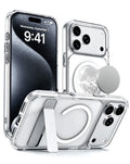 Magnetic Kickstand Case for iPhone 17 Pro / 18 Pro — White