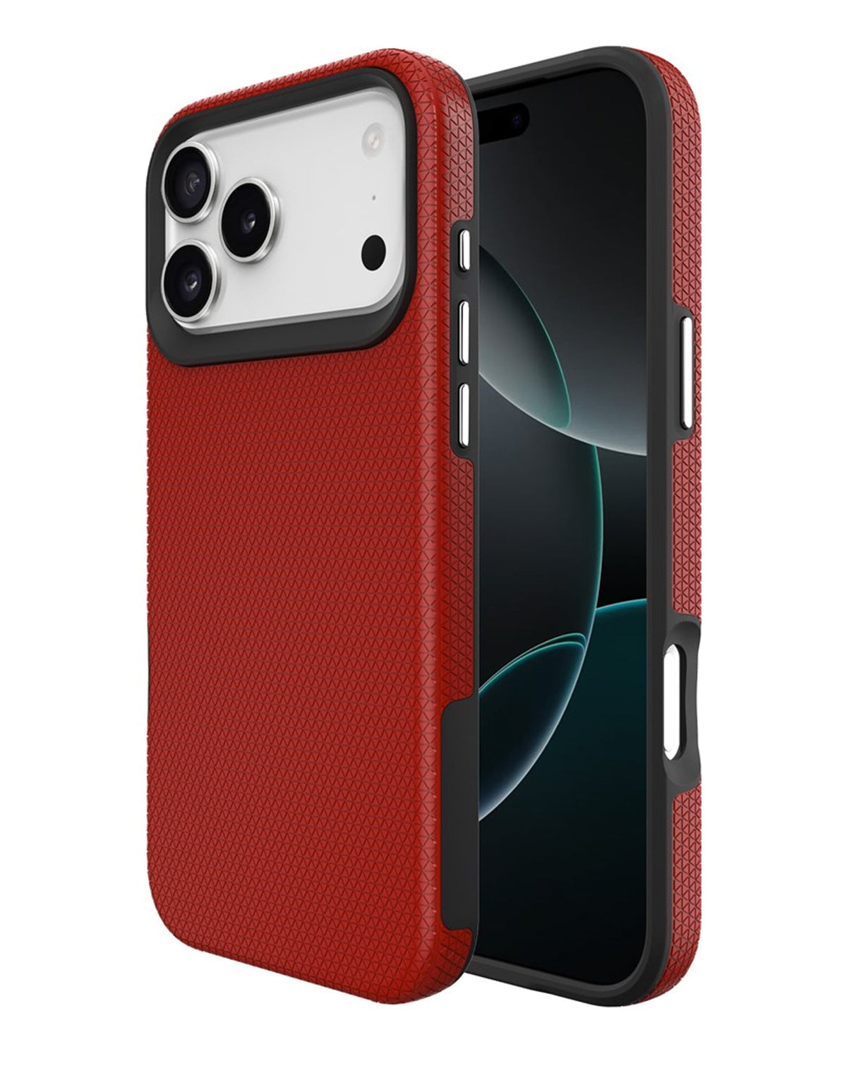 Heavy-Duty Shockproof Case for iPhone 17 Pro / 18 Pro — Red