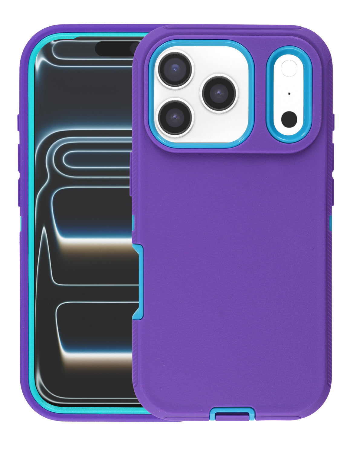 Heavy-Duty Shockproof Case for iPhone 17 Pro / 18 Pro — Purple