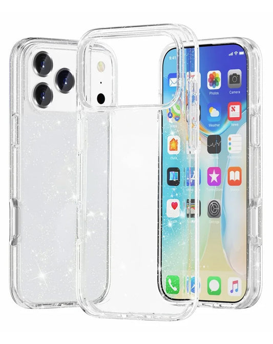 Crystal Clear Glitter Case for iPhone 17 Pro / 18 Pro