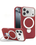 Magnetic Kickstand Soft Silicone Case for iPhone 17 Pro / 18 Pro