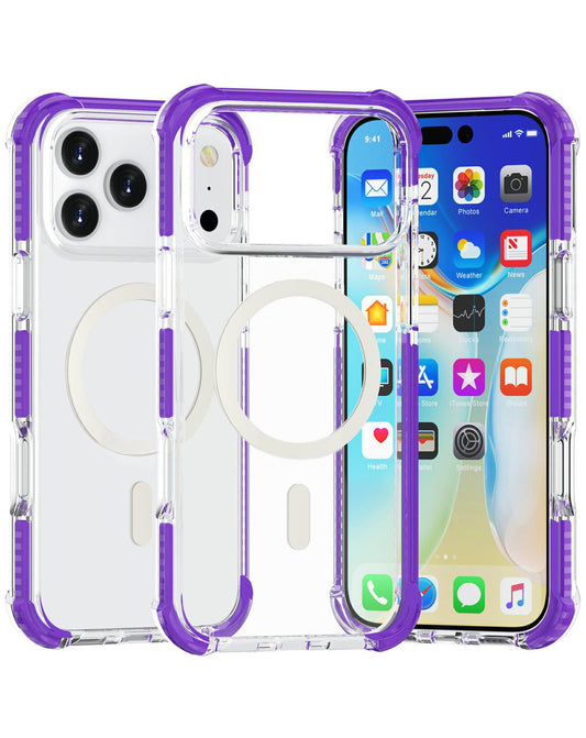 Wireless-Charging Compatible Case for iPhone 17 Pro / 18 Pro — Purple