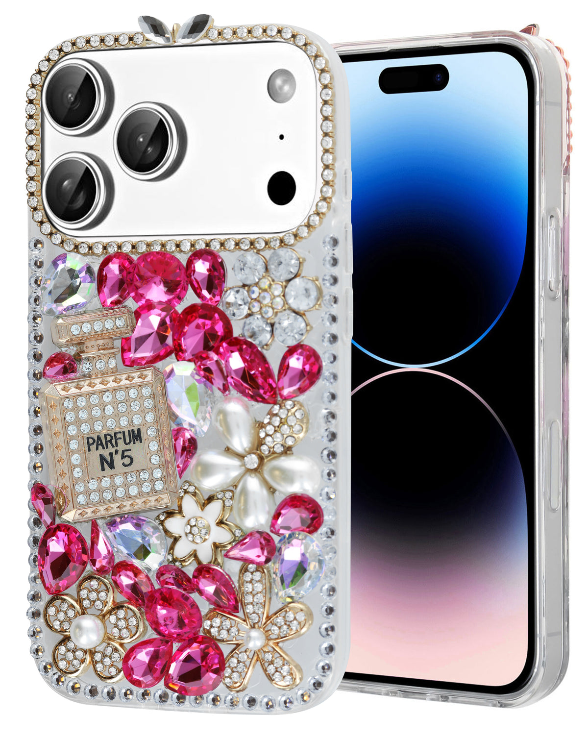 Crystal Clear Soft Silicone Case for iPhone 17 Pro / 18 Pro — Pink