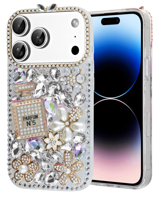 Crystal Clear Soft Silicone Case for iPhone 17 Pro / 18 Pro — Silver