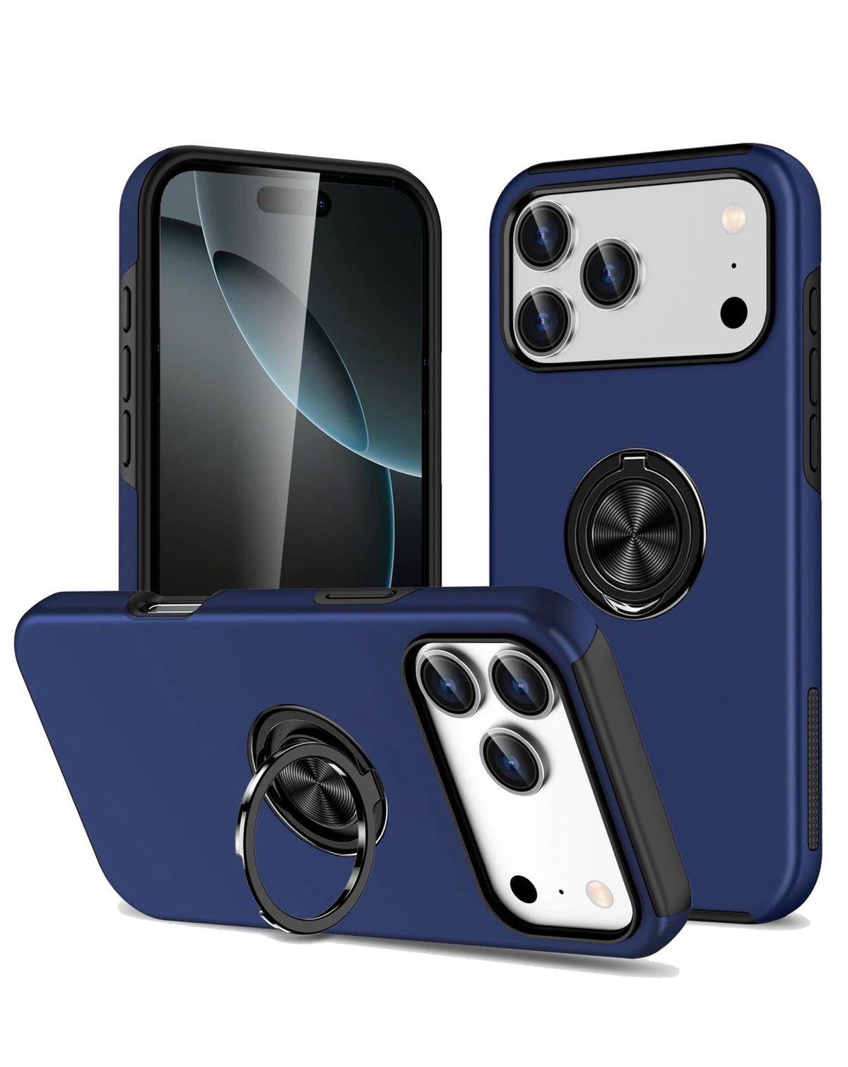 Magnetic Heavy-Duty Shockproof Case for iPhone 17 Pro Max / 18 Pro Max — Navy